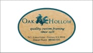 Oak Hollow Custom Framing Gallery - $150 Voucher for custom framing services.